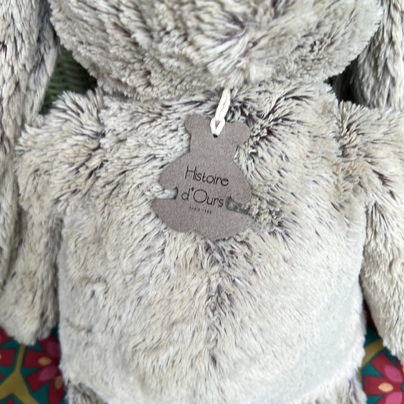 Historie d’Ours Paris Stuffed Lapin / Rabbit 70cm Beige - Picture 3 of 12